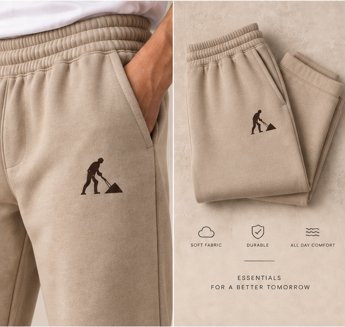 BEIGE Signature Sweatpant