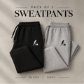 Pack of 2 Signature Sweatpants - Black , Grey