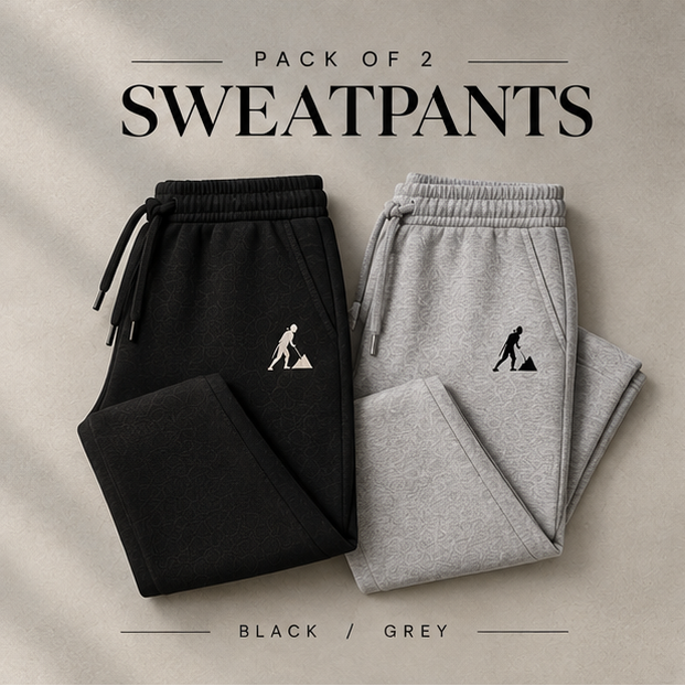 Pack of 2 Signature Sweatpants - Black , Grey